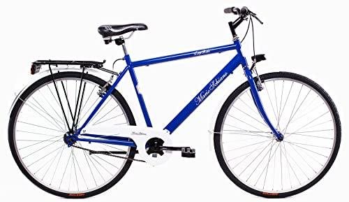 Image of MARIO SCHIANO city bike 28 uomo , bici da passeggio 1 velocita' , Blu