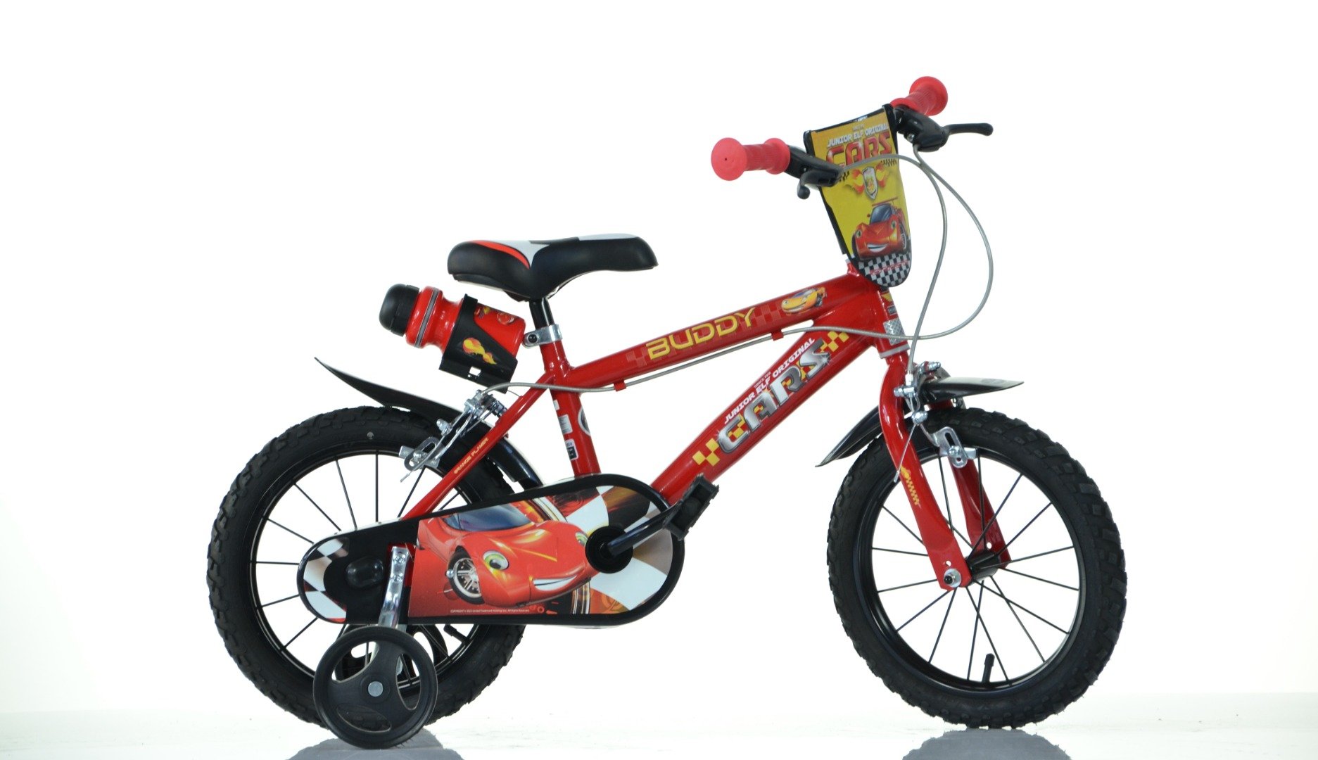 Image of SCH CARS 14&quot;, bicicletta per bambini, bici bambino, adatta a bambini tra i 4 e i 6 anni, per altezza tra 100 e 120 cm, c