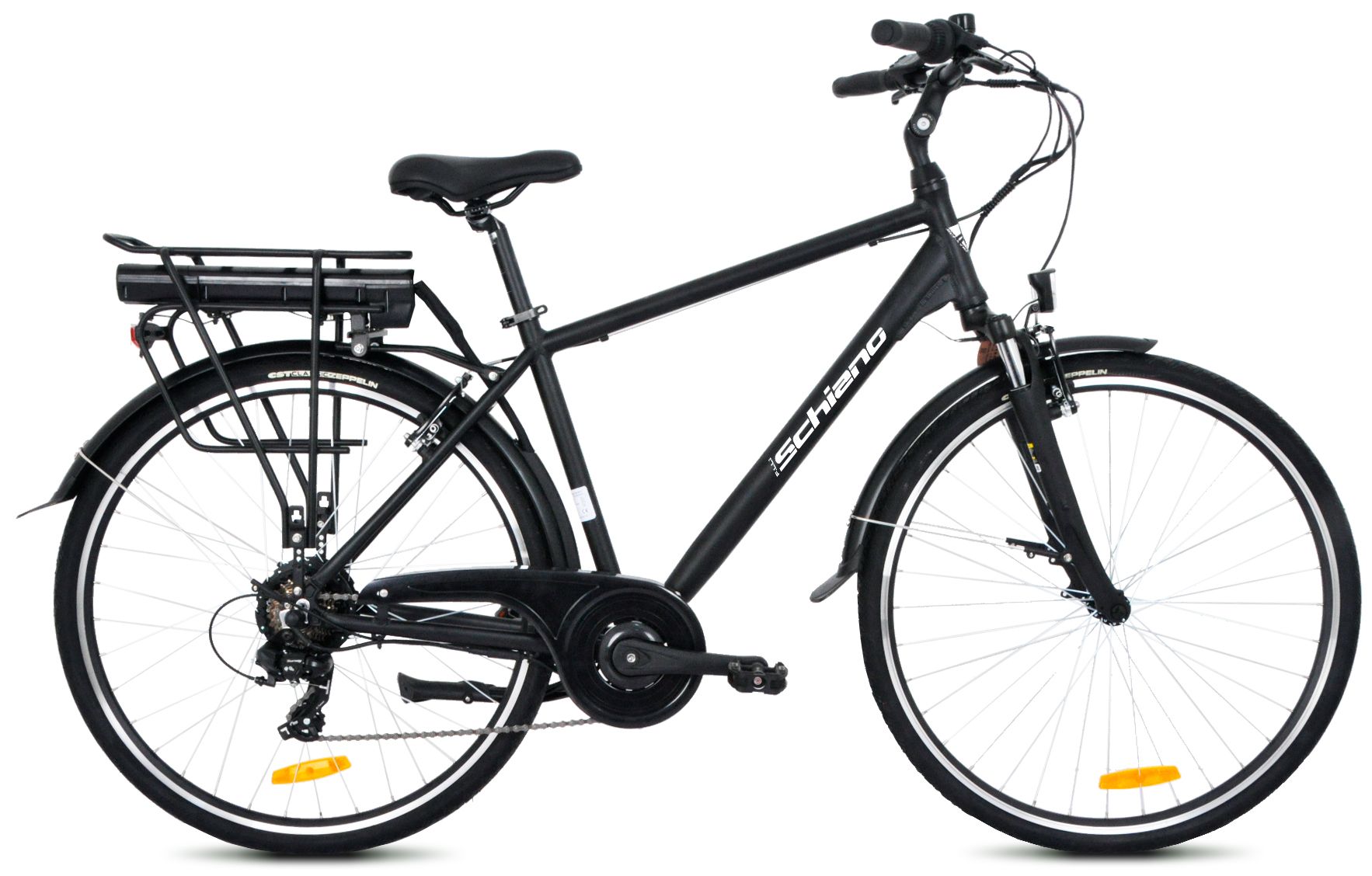 F.LLI SCHIANO City bike uomo 28" alluminio forcella ammortizzata 10.4 ah Nera