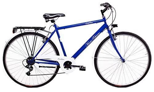 Image of MARIO SCHIANO city bike 28 uomo , bici da passeggio cambio 7 velocita&#39; Shimano , Blu