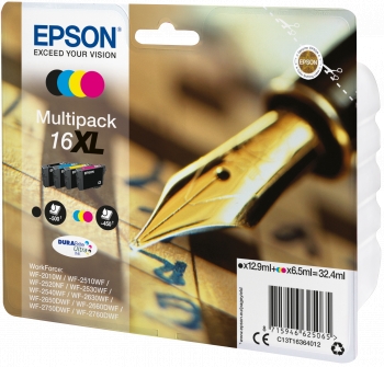 CARTUCCIA EPSON 16 XL PENNA ORIGINALE - MULTIPACK COLORI - Foto 2 di 6