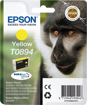 CARTUCCIA EPSON T089 SCIMMIA ORIGINALE - MULTIPACK COLORI - Foto 6 di 6