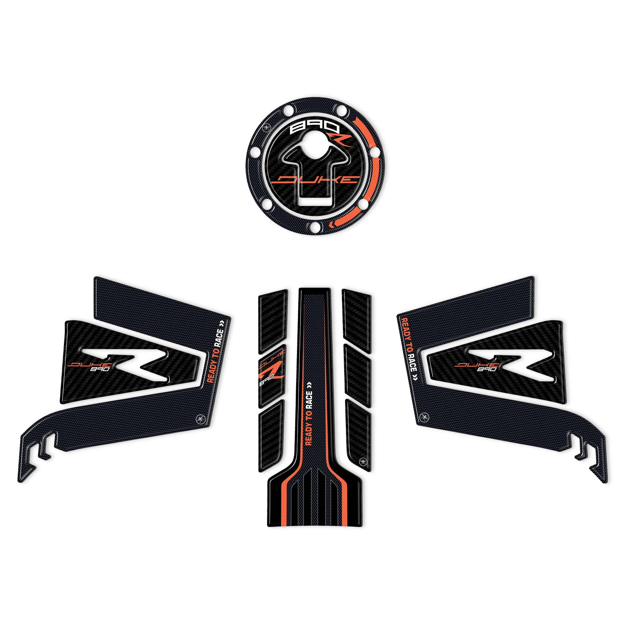 Adesivi Protezioni Parafango Posteriore Compatibili Con KTM 1390 Super Duke R