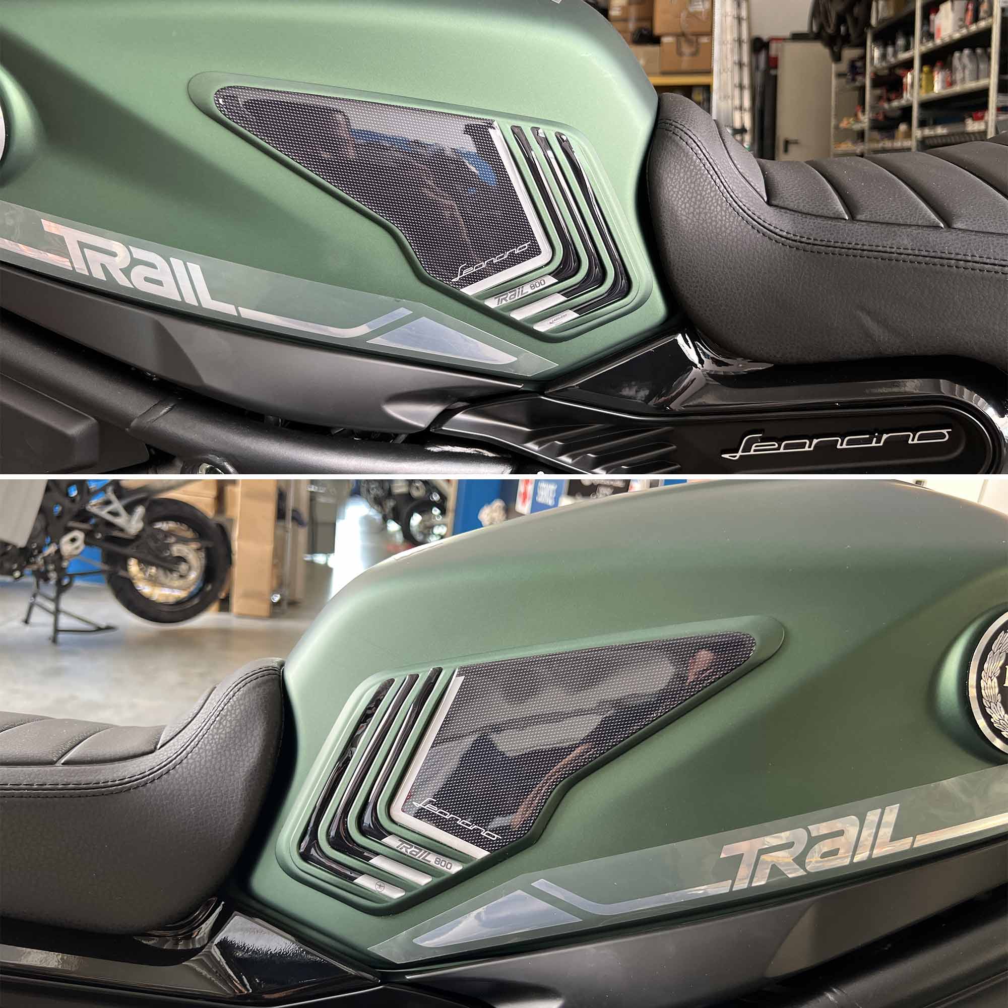 Stickers 3D Side Tank Motorcycle Compatible With Benelli leoncino 800 Trail