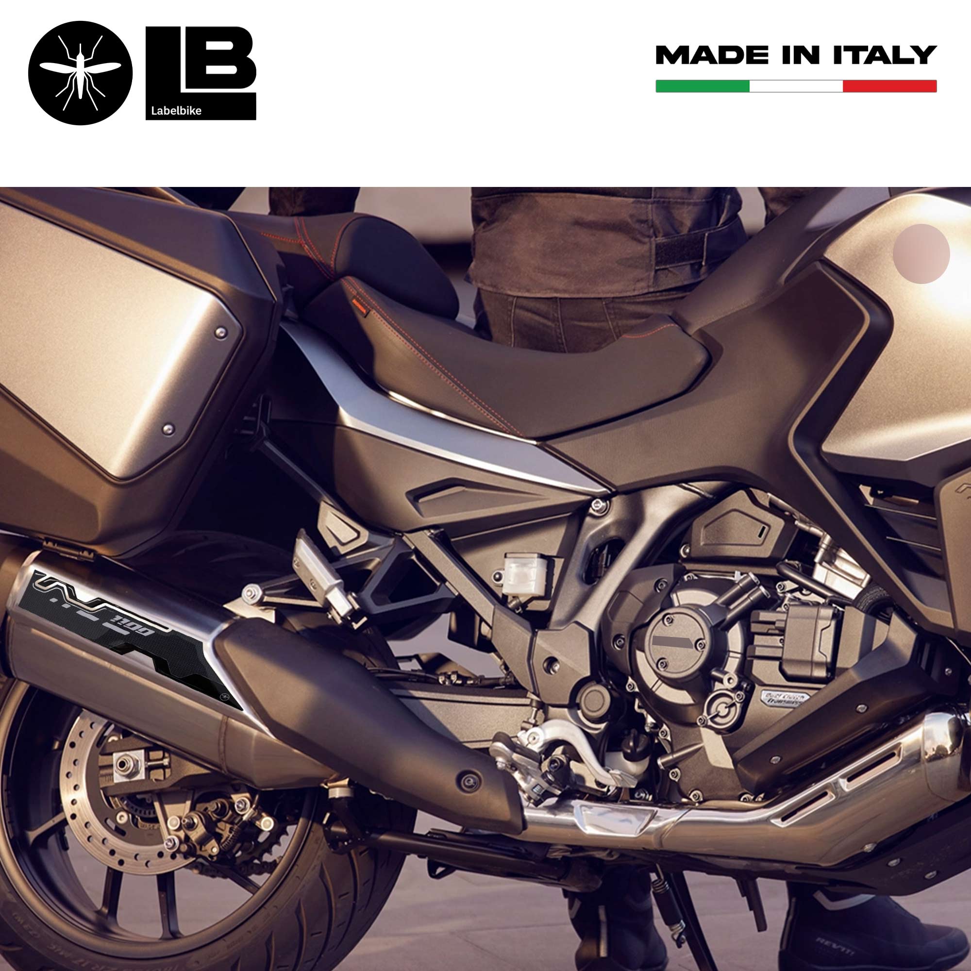 Labelbike 3d Sticker For Motorcycle Exhaust Decoration And Protection Compatible | Seychelles
