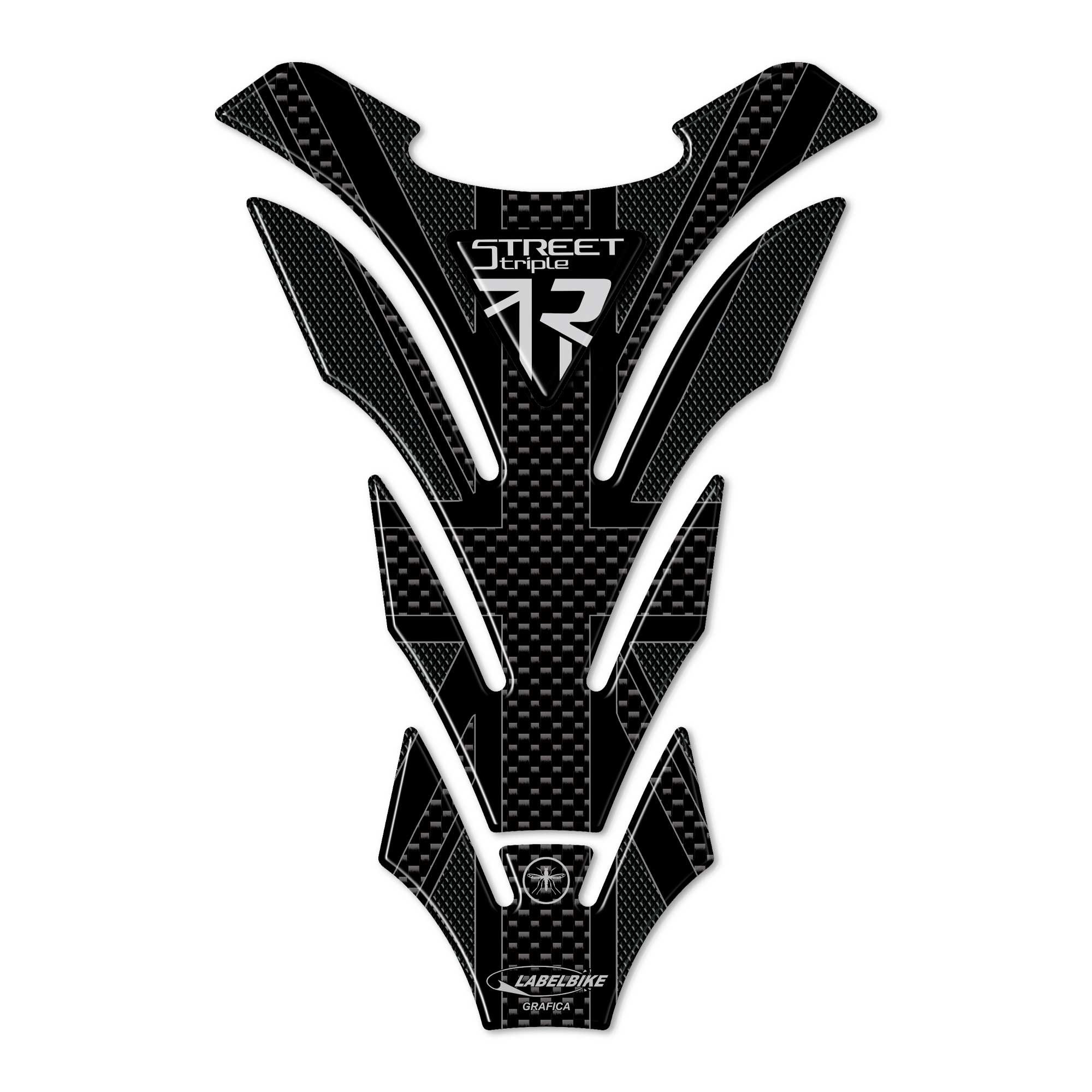 3D Gel Tank Cover Compatible With Triumph Street Triple R 2009