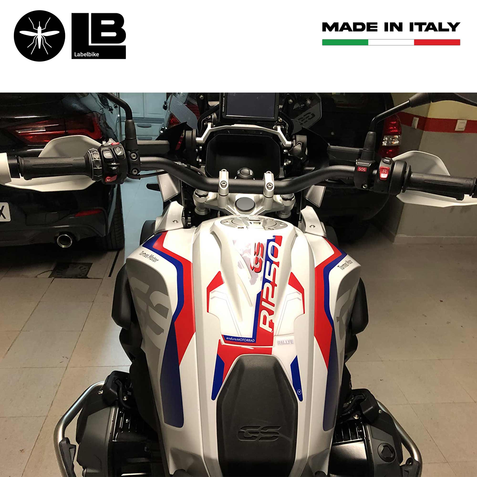 Sticker 3D Tank Pad Compatible With Motorcycle BMW R 1250 GS