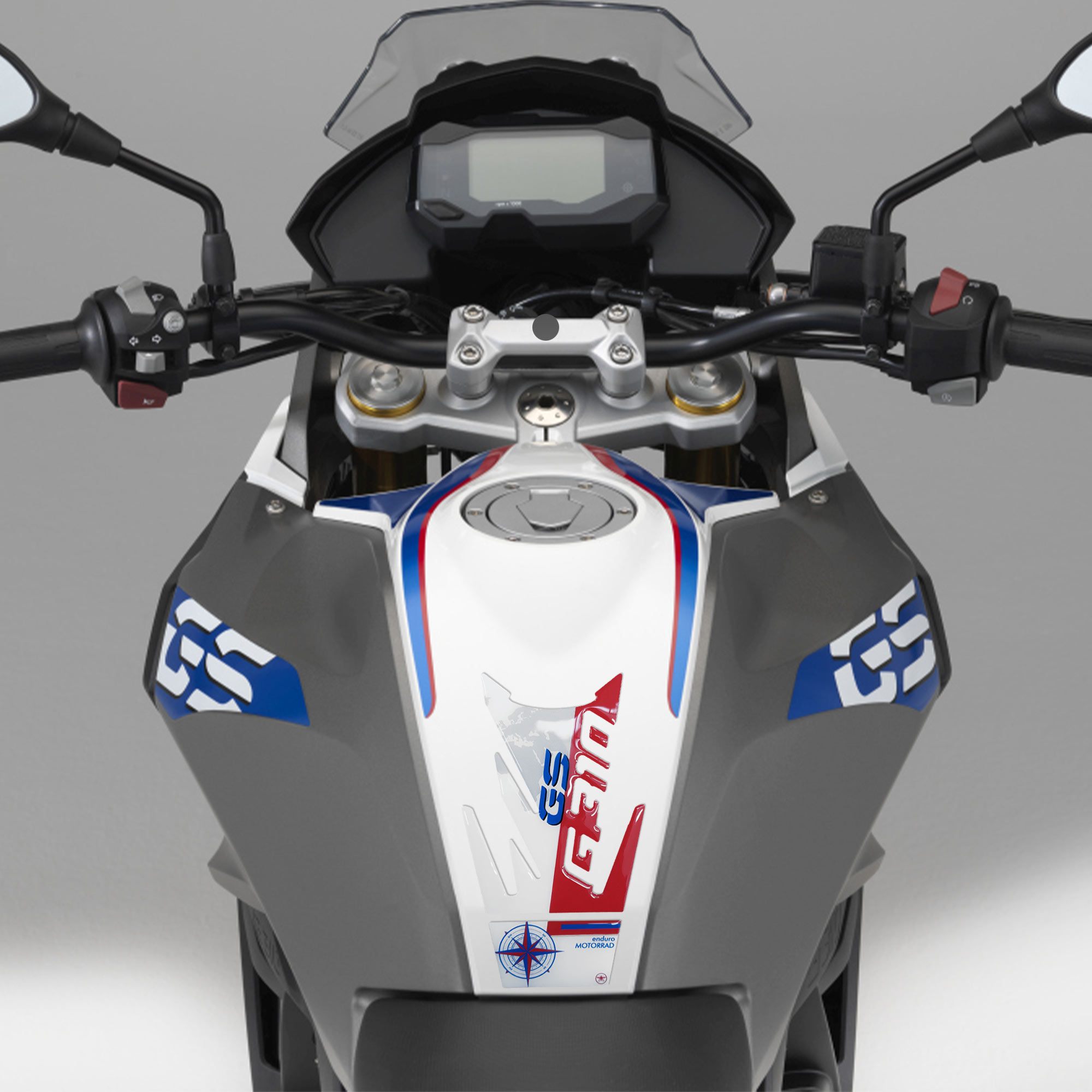 BIKE-label 3D Tank Pad Set – Für Yamaha, Honda, Suzuki, Kawasaki, KTM, BMW, Aprilia