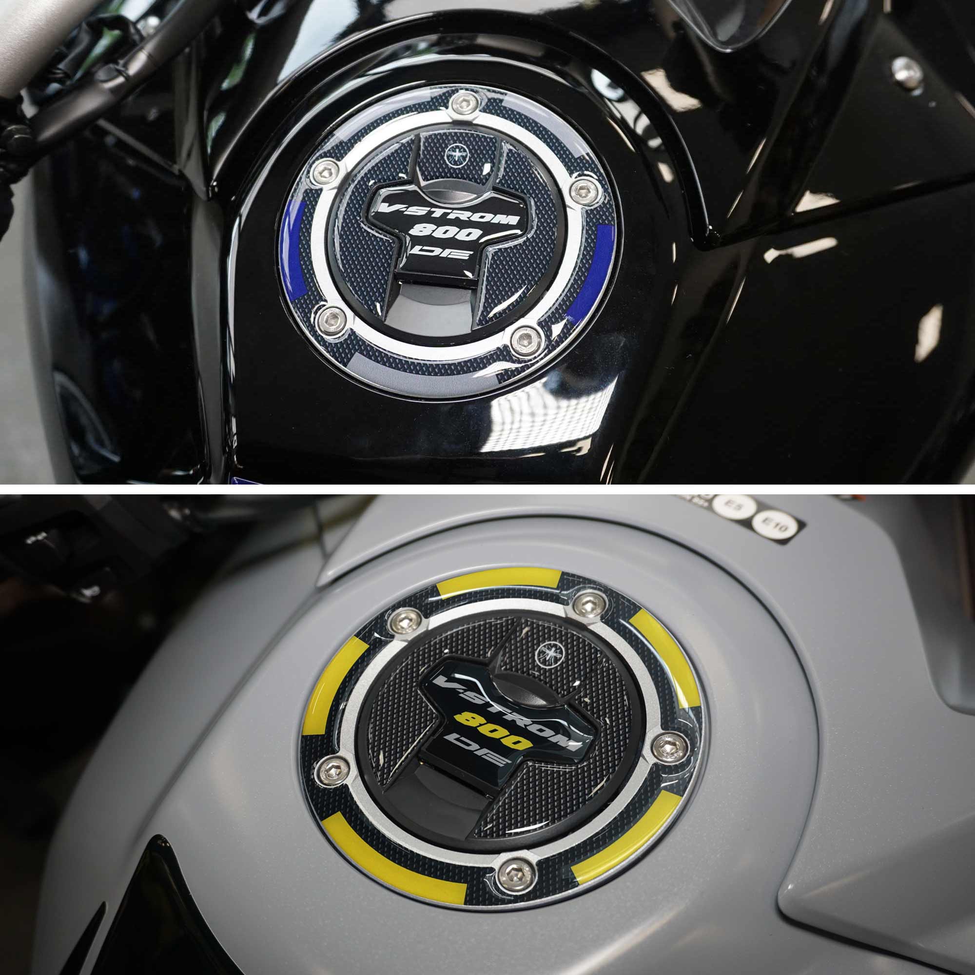Labelbike 3D Harz-Aufkleber Für Suzuki V-Strom 800DE – Windschutzscheiben-Schutz, Gelb, Kratzfest
