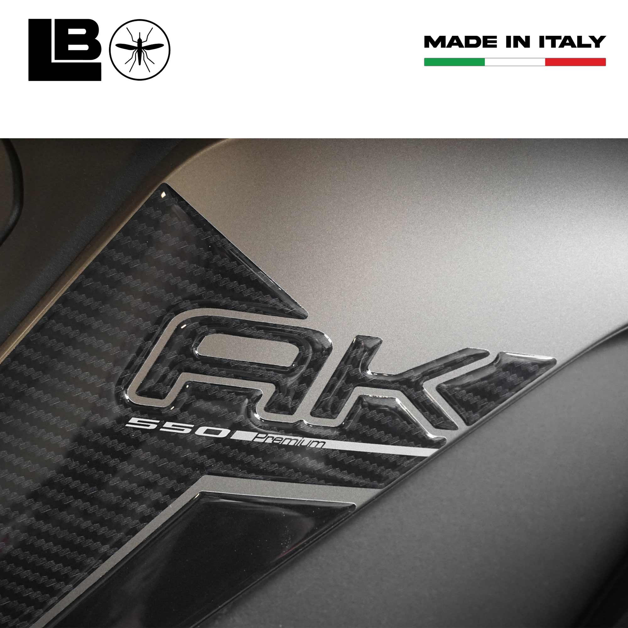 ADESIVI RESIN 3D PROTEZIONI LATERALI MOD_01 COMPATIBILI CON per Kymco