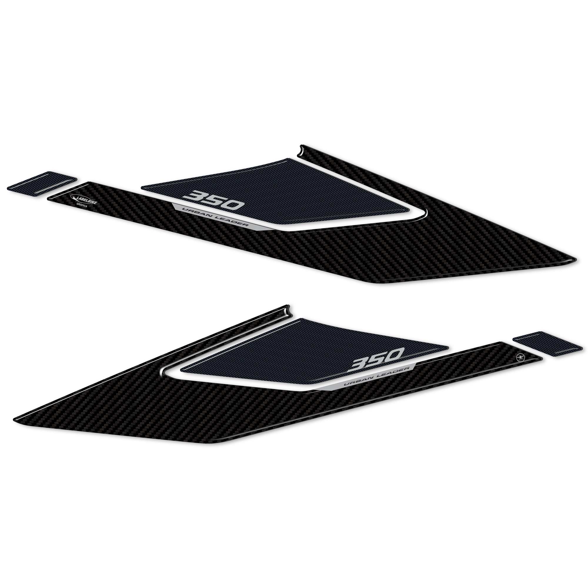 thumbnail image 2 of Labelbike 3D Boomerang Sticker Protectors For Honda ADV350 (2022-2025) – Side Decals 2 of 4