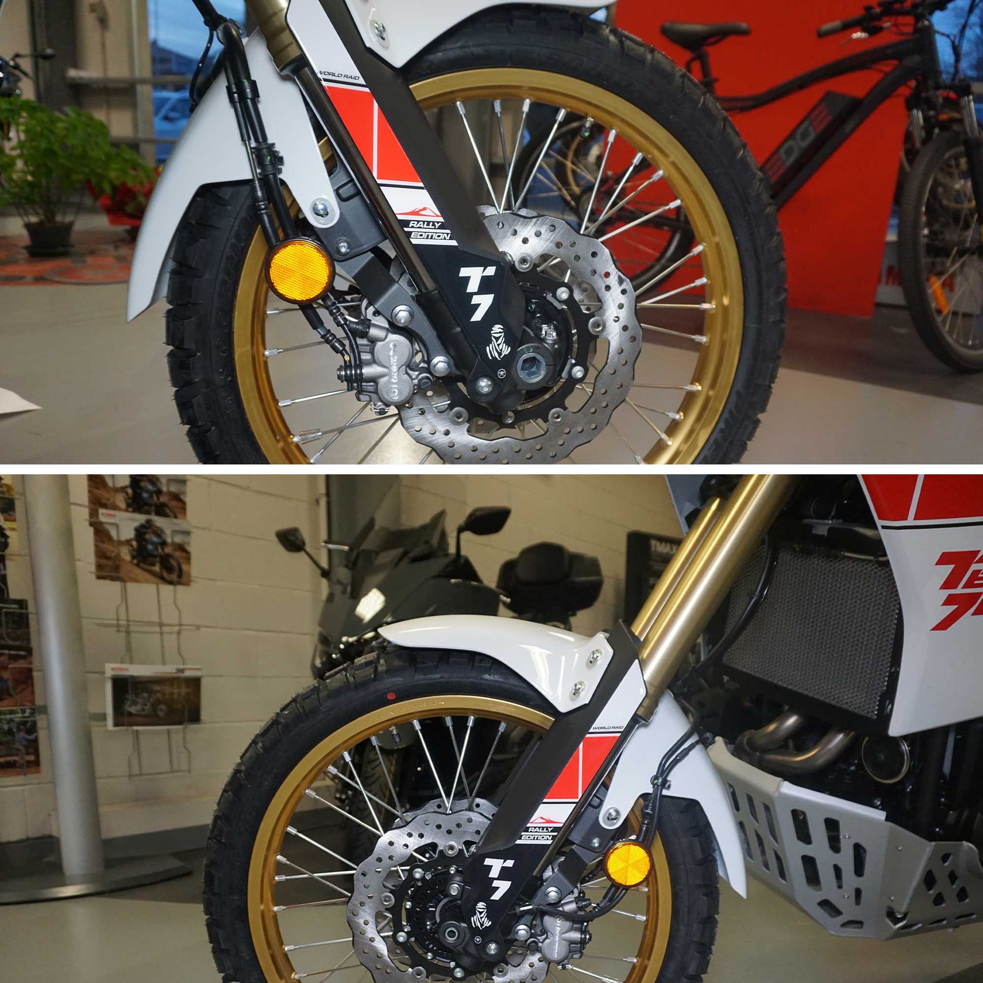Adesivi 3D Proteggi Parasteli Per Yamaha Tenere 700 Rally Edition - Labelbike - Foto 2