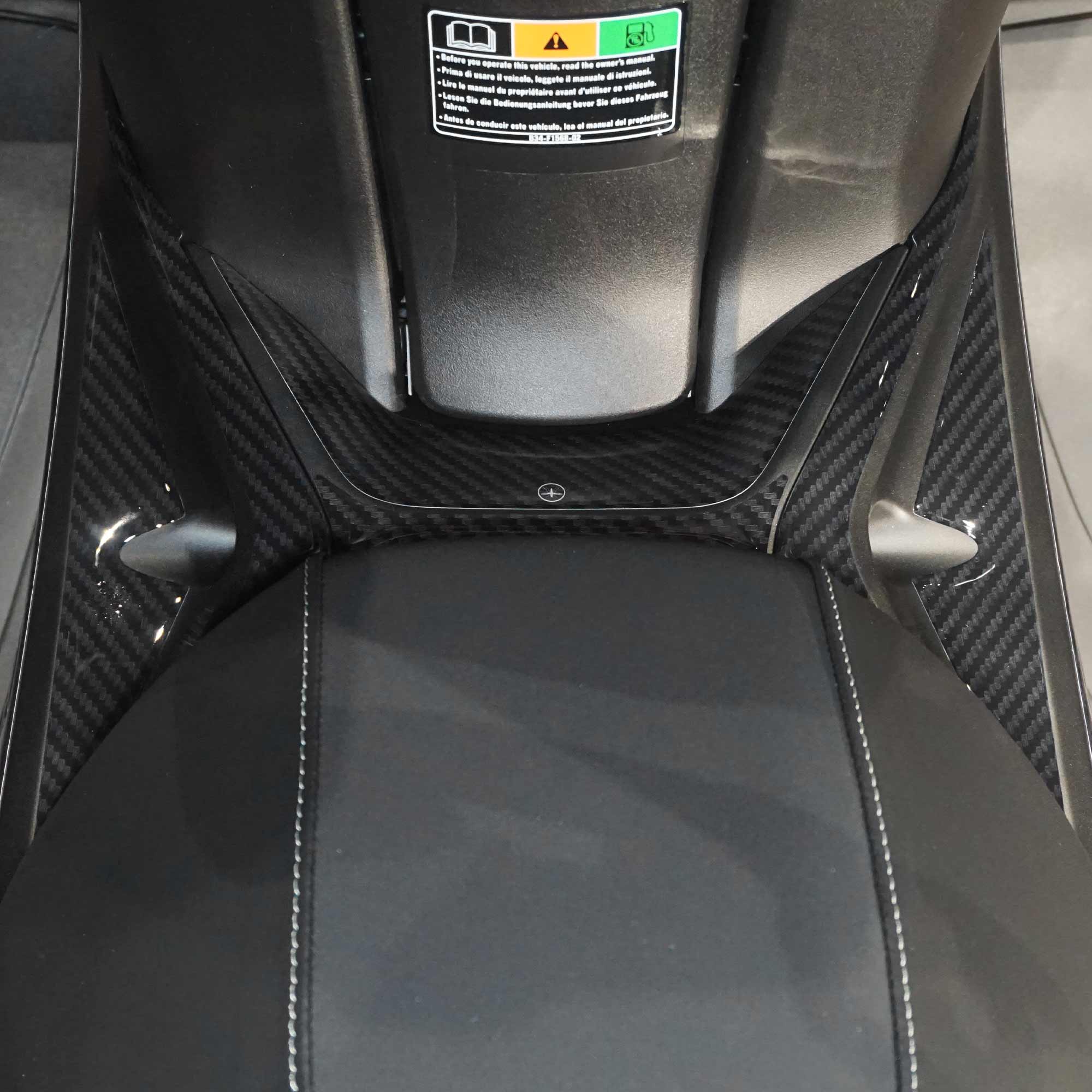 Labelbike 3D Aufkleber Kit Für Yamaha Xmax 300 – Carbon Silver, Schutz & Design