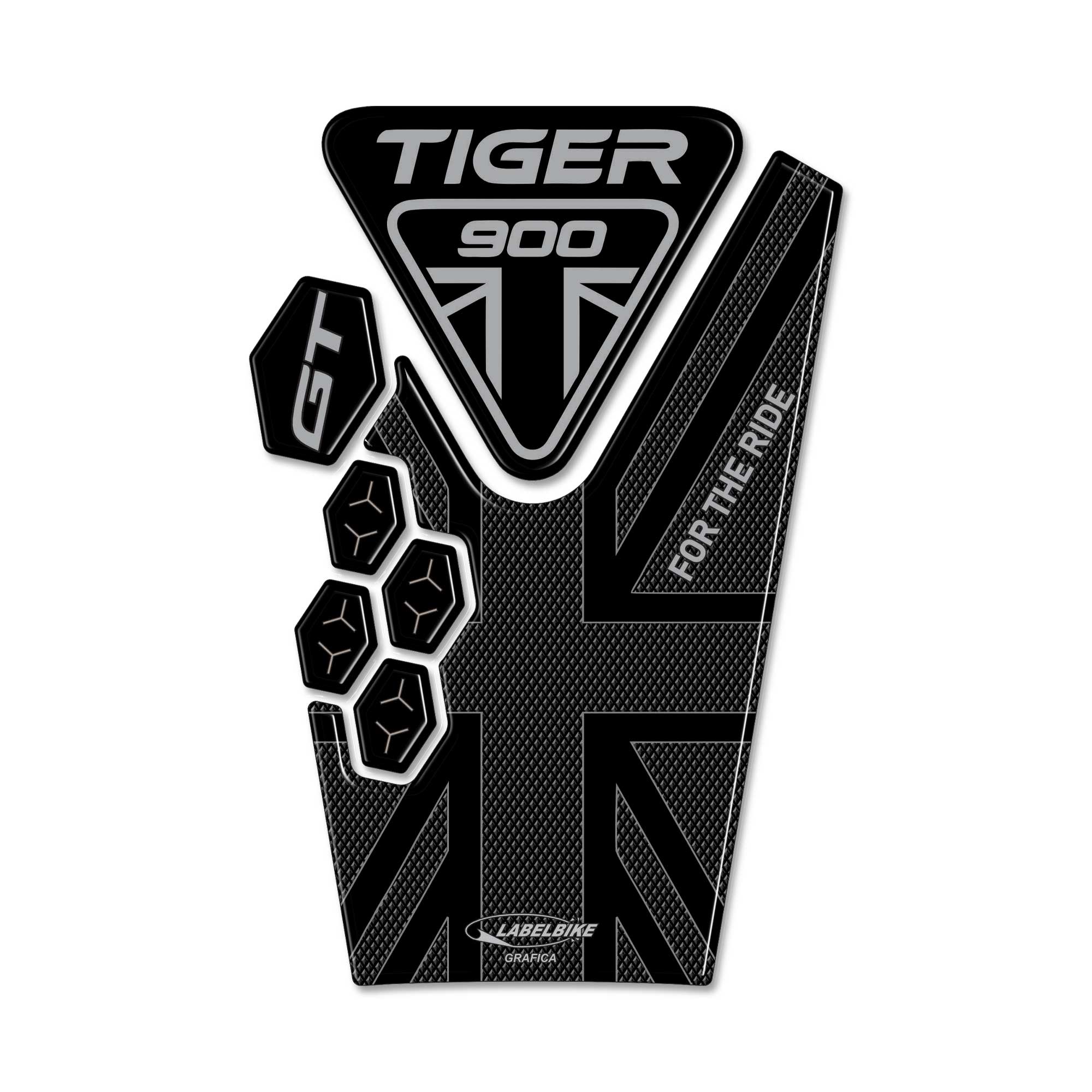Tank Pad HIGH tank motorcycle compatible with Triumph Tiger 900 GT