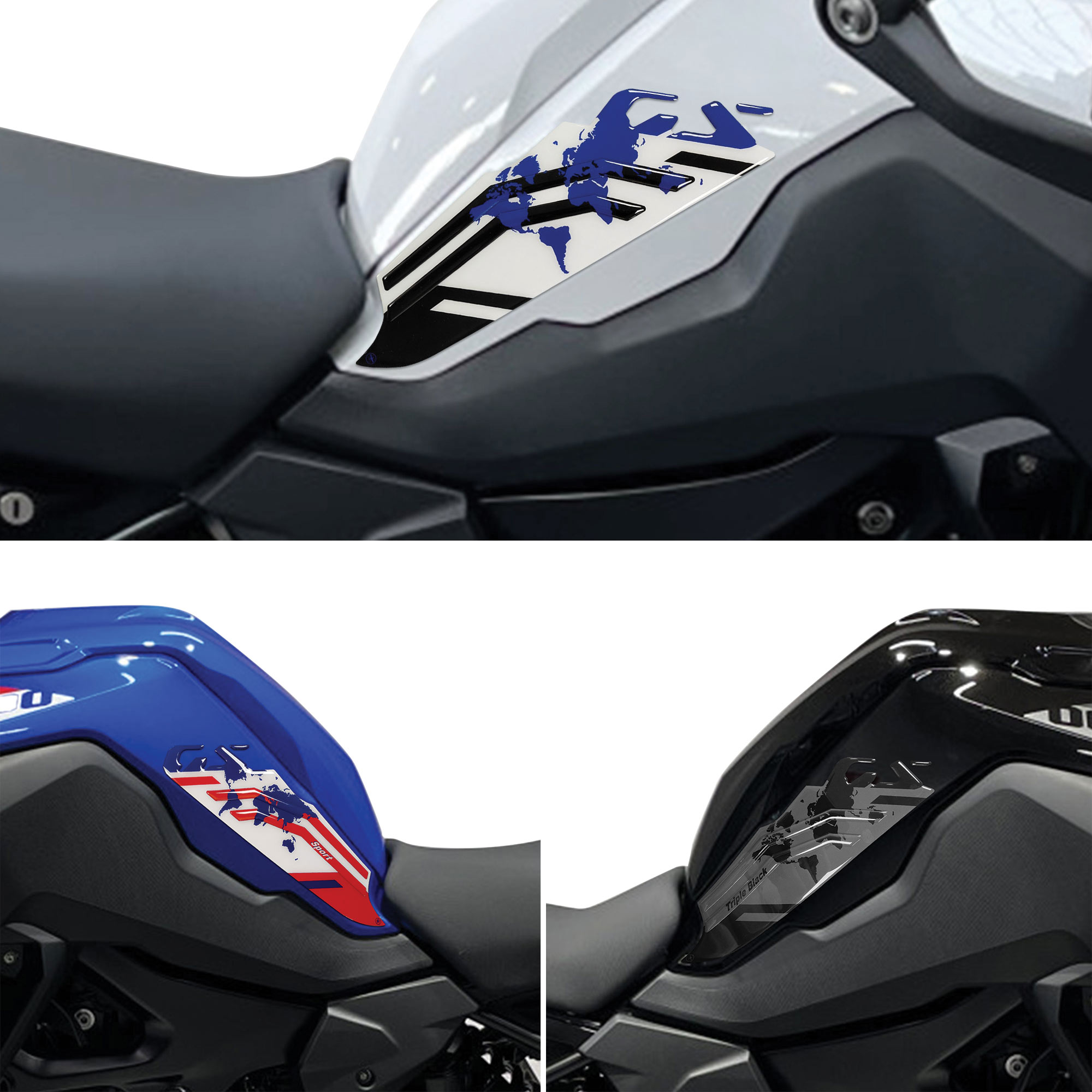 labelbike - Autocollant de protection de réservoir en gel résine 3D labelbike - Autocollant de protection de réservoir en gel résine 3D