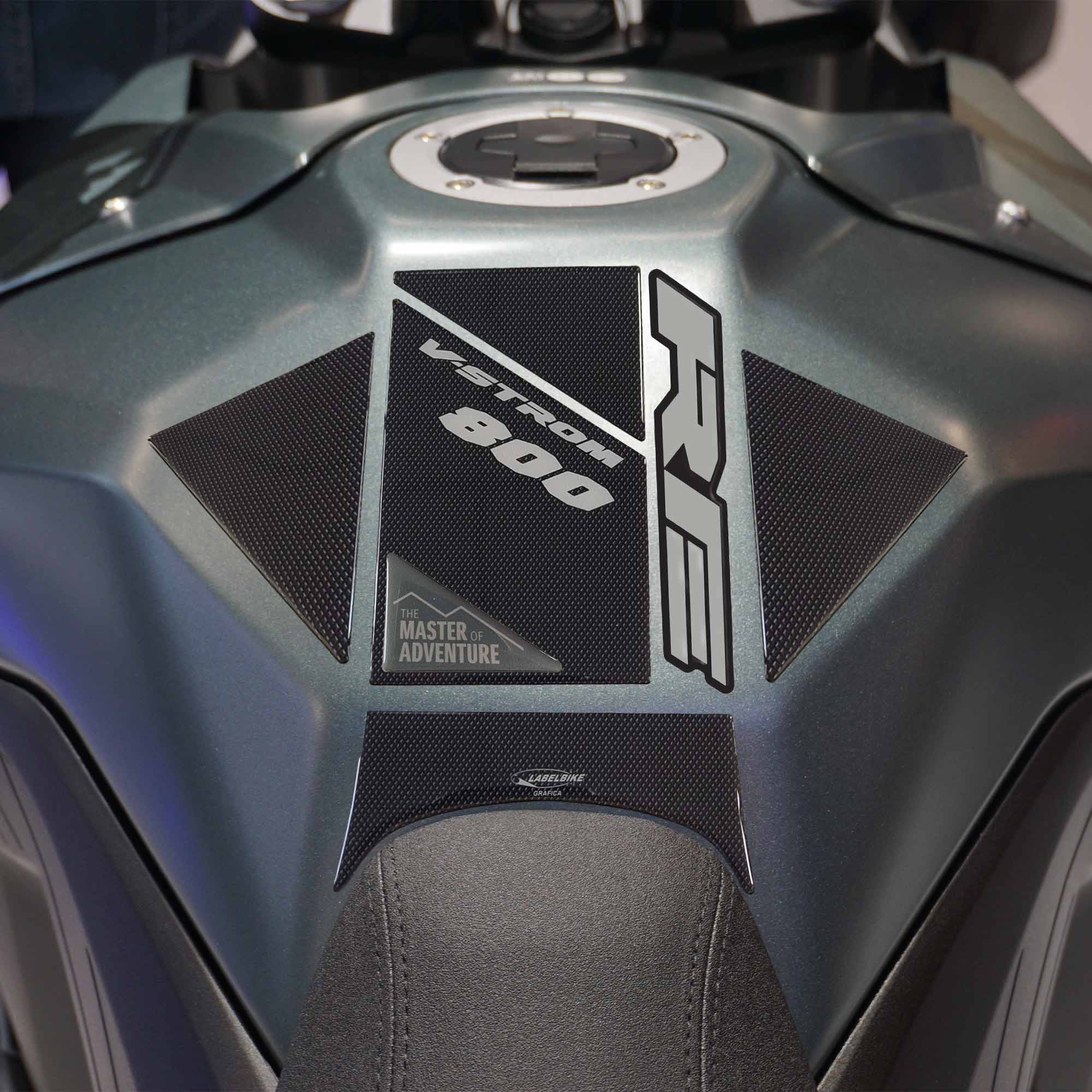 Tank Pad Sticker 3D Compatible With Suzuki V-Strom 800RE Bike