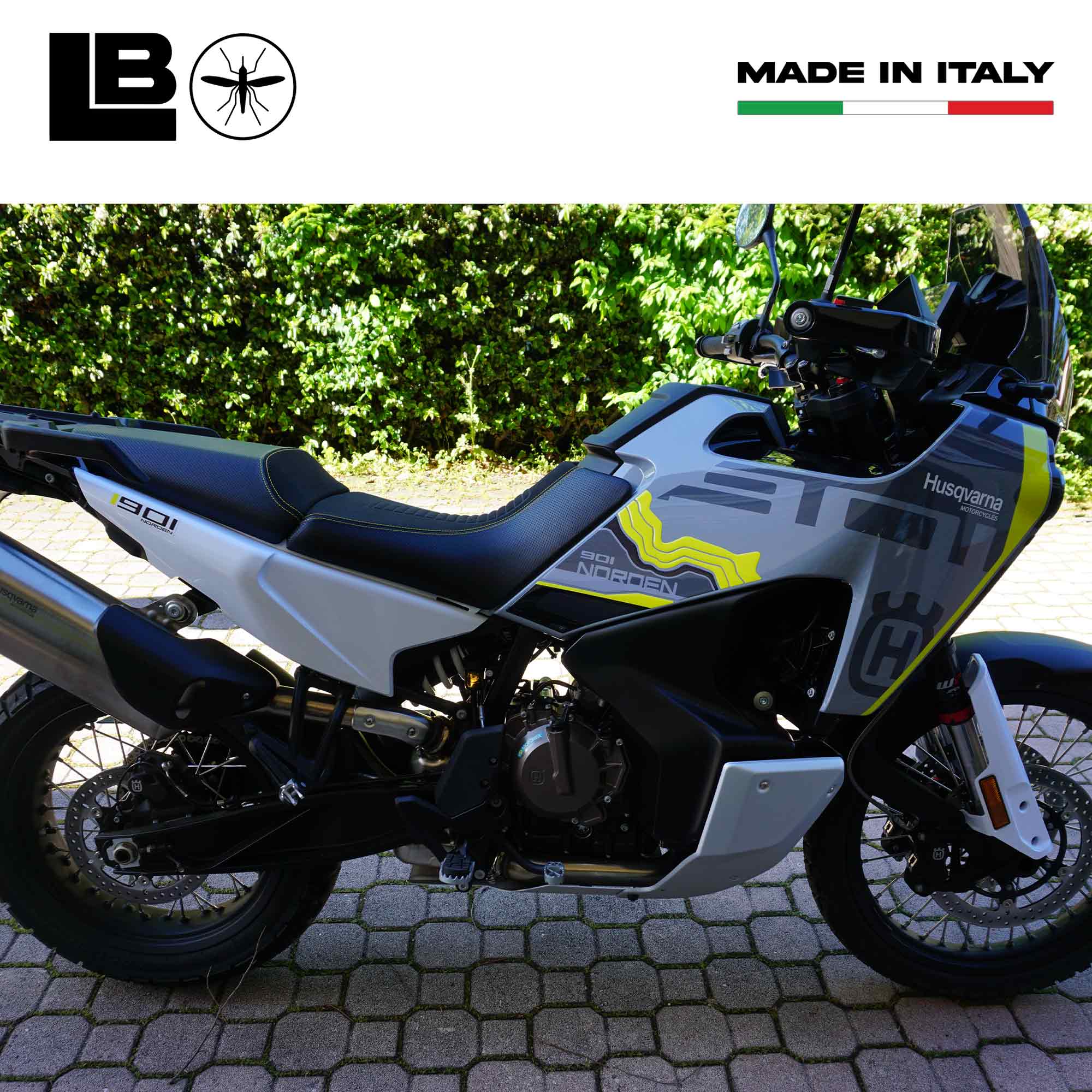 Autocollants 3D Labelbike Pour Garde-Boue Husqvarna Norden 901 Expedition (dès 2023) - Résine Protège, Décor Personnalisé