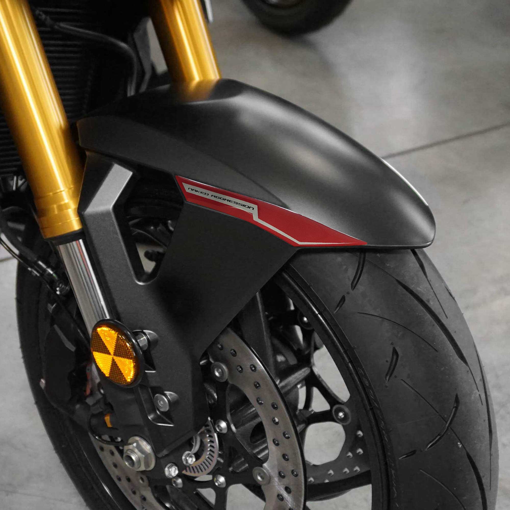 Labelbike Adesivi Resina 3D Per Protezione Piastra Forcella, Compatibili Con SUZUKI BANDIT GSX 1250 FA, Made In Italy - 3
