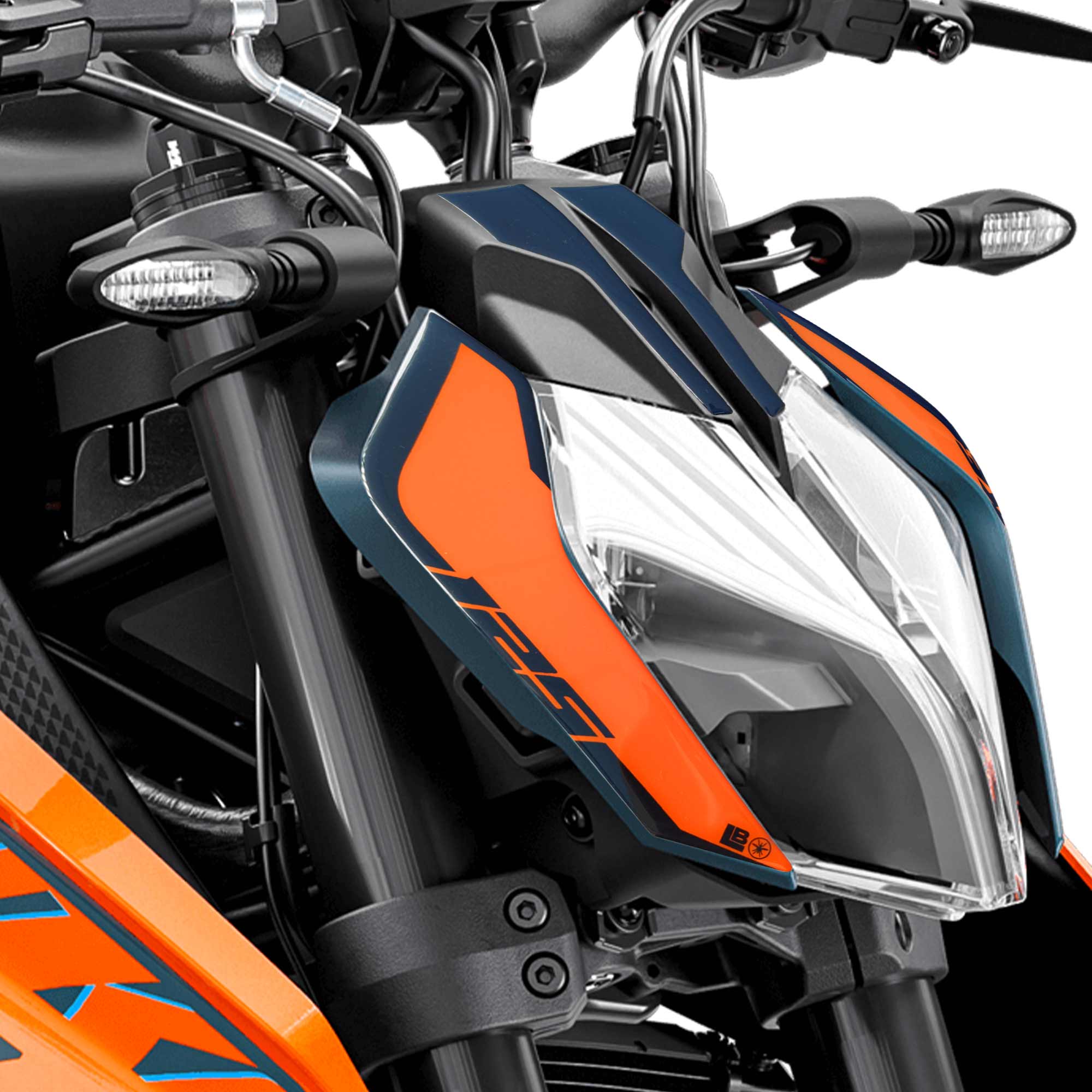 【激安通販 オンラインショップ】 Stickers KTM With Compatible Motorcycle Front Nose Guards 3D トップス