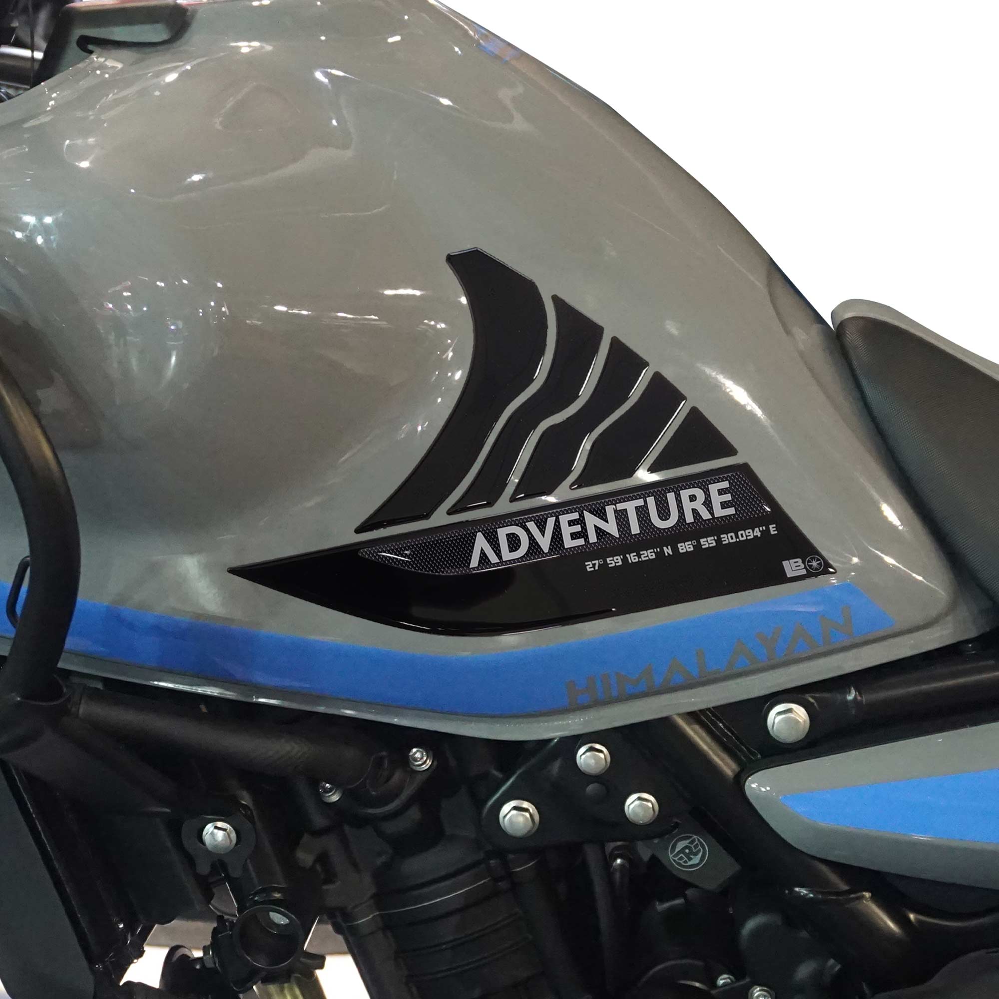 labelbike - Pegatinas Decorativos y Protectores Laterales para depósito de Moto compatibles con Royal Enfield Himalayan 411