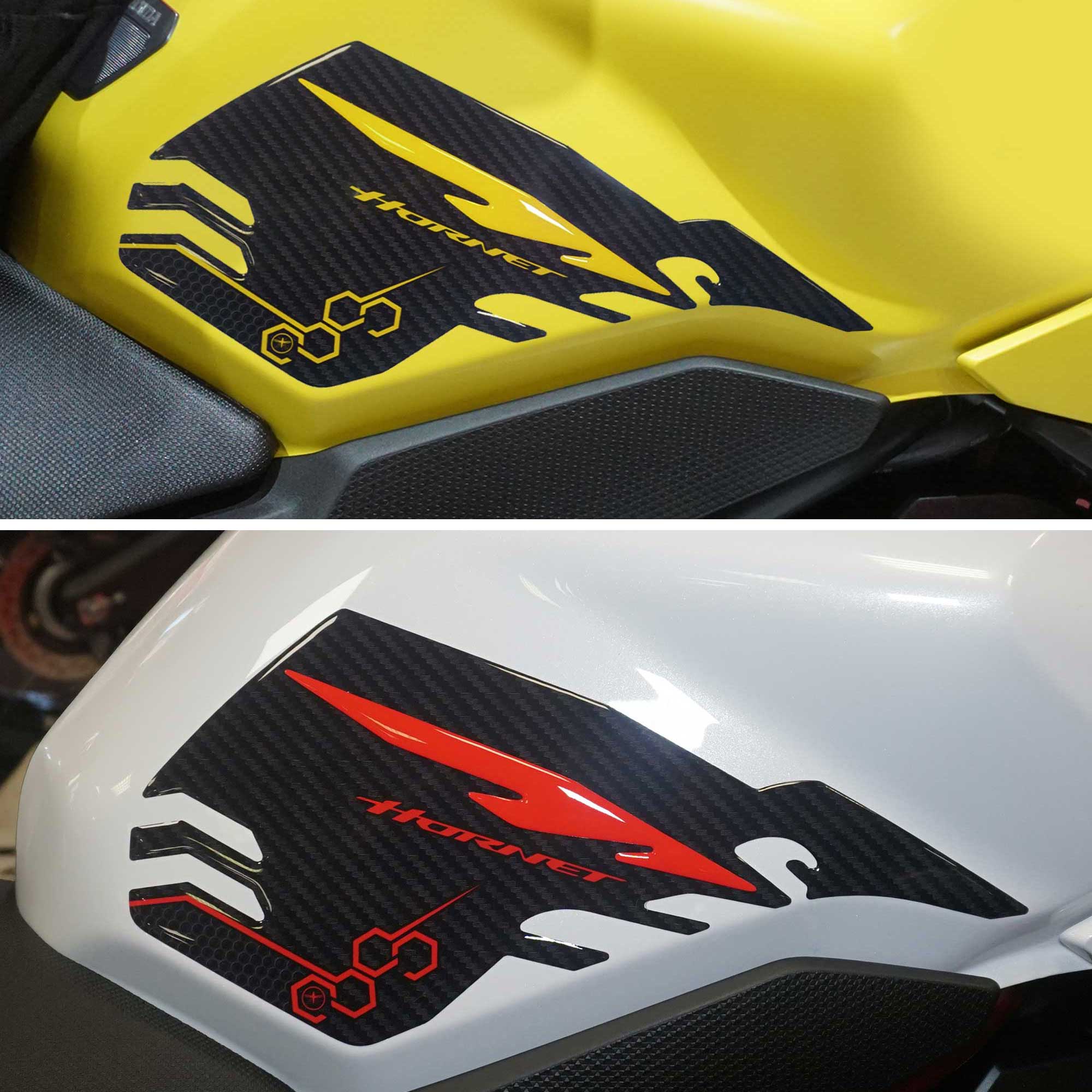 AVDB-moto Klebeschutz Für Motorrad-Tank – Kompatibel Mit Design Hornet (Farbe 3)