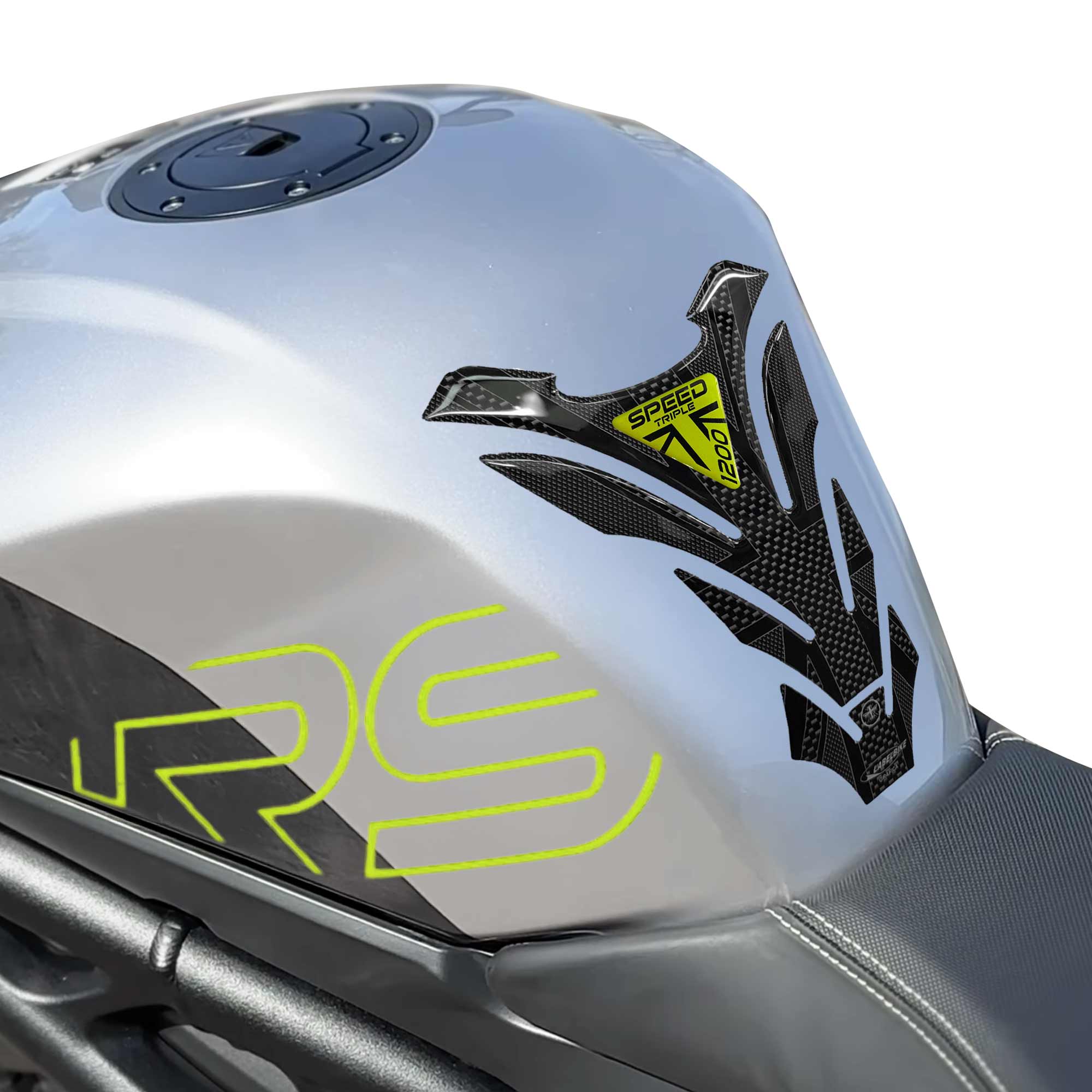 Sticker 3D Tank Pad Motorcycle Compatible With triumph speed