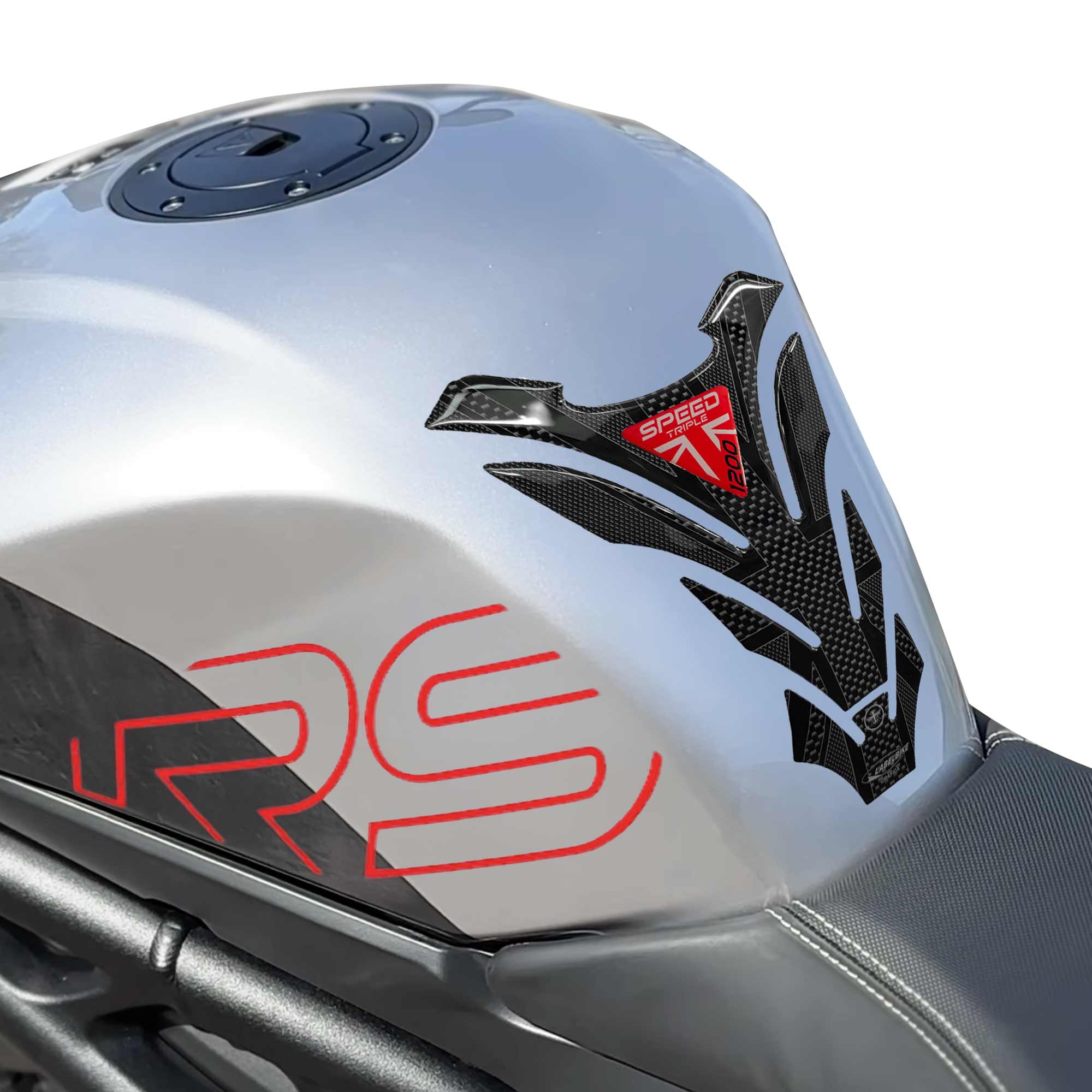 パート1 Sticker 3D Tank Pad Motorcycle Compatible With triumph speed