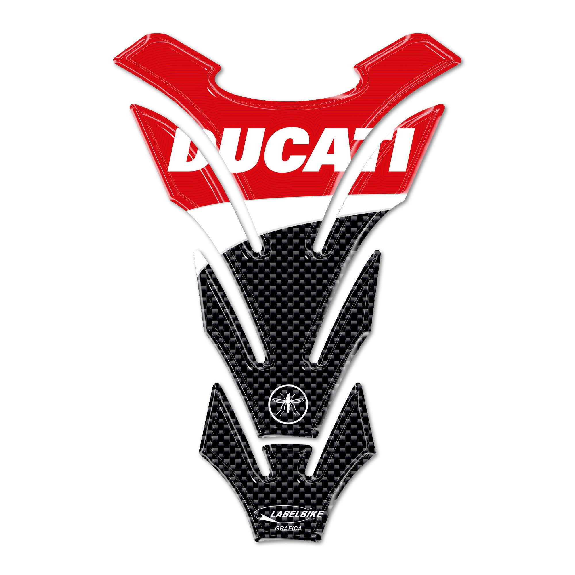 専用ページ M Tank Adhesive Resin Carbon Fiber Red for Ducati Motorcycle Racing