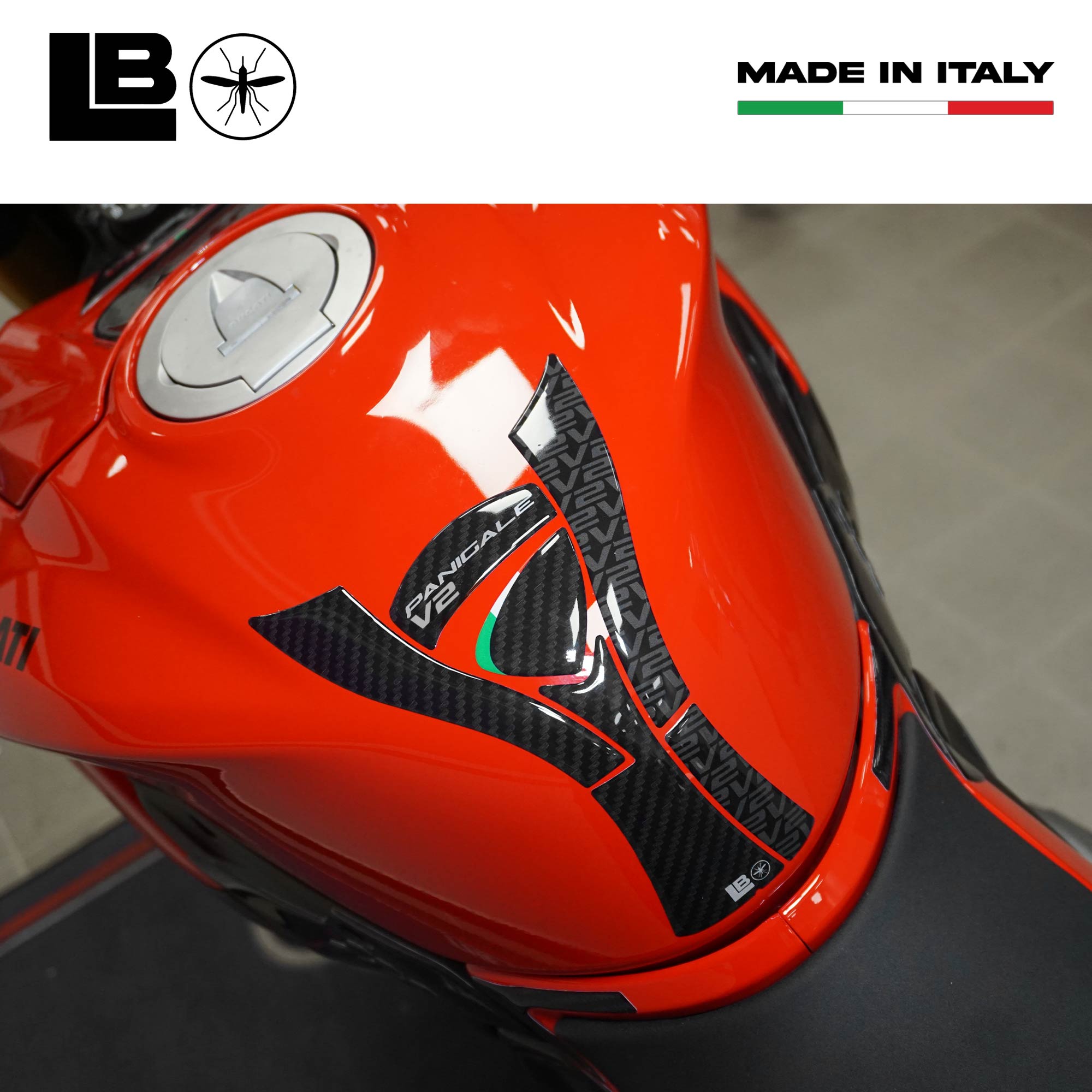 Sticker Gel 3D Tank Pad Motorcycle Compatible With Ducati Panigale