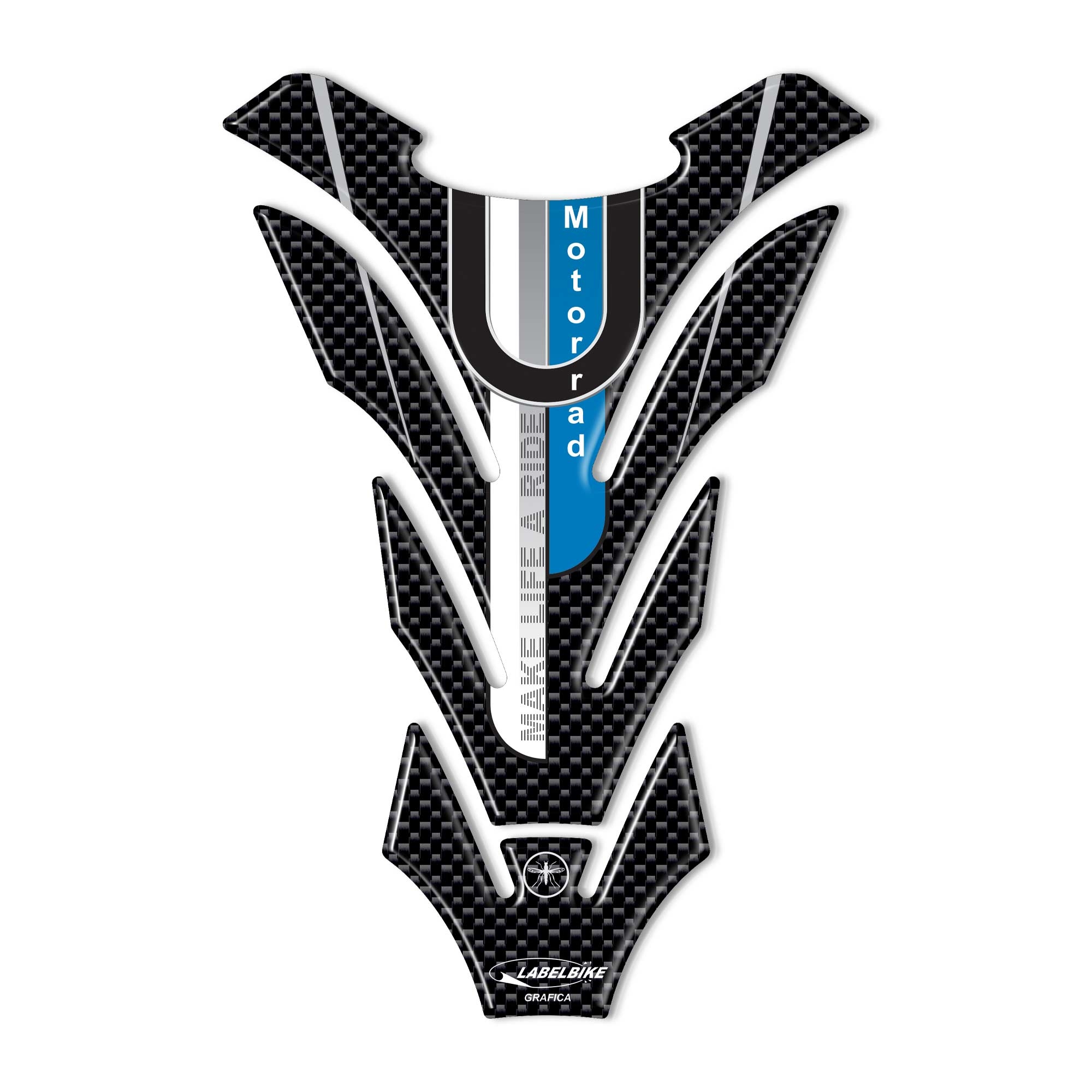 Sticker Tank Pad Tank Guard Resin 3D Compatible With Motorcycle