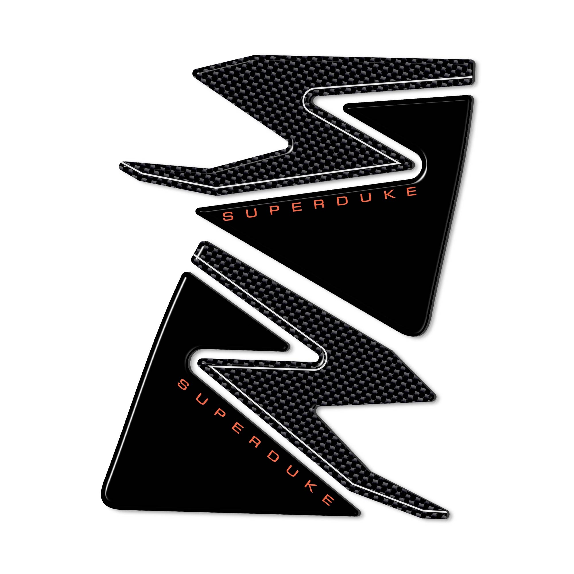 3D Harz-Aufkleber-Set Für KTM 1290 SUPER Duke R (2014-2019) – Handgefertigt, Kratzfest & Wasserdicht