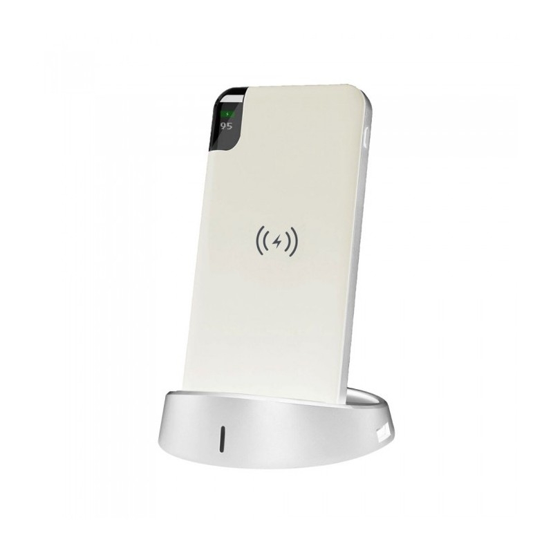 Power Bank portatile con ricarica wireless 8000 mAh e base di  VT