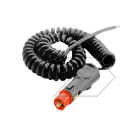CERRXIAN Cavo Accendisigari Moto 12V Con Terminali A O-ring – 2 Metri, 14 AWG - 2