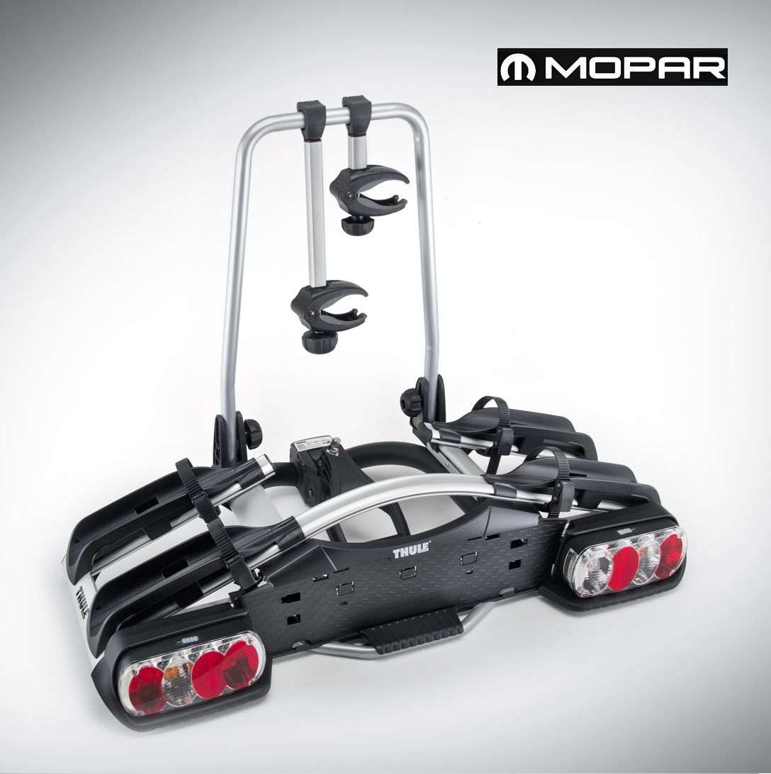 PORTABICI GANCIO TRAINO MOPAR 2 BICI ORIGINALE KTHEUR920 JEEP COMPASS  RENEGADE