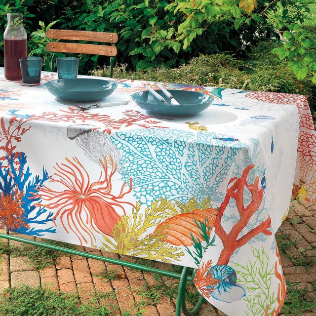 FANSU Tovaglia Plastificata PVC Rettangolare, Tinta Unita Stile